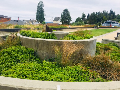 Manchester stormwater park in Kitsap County, WA